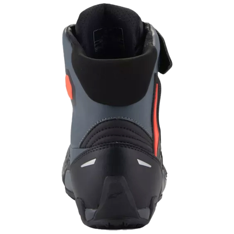 Alpinestars Faster-4 black-grey-fluo red motocikla zābaki