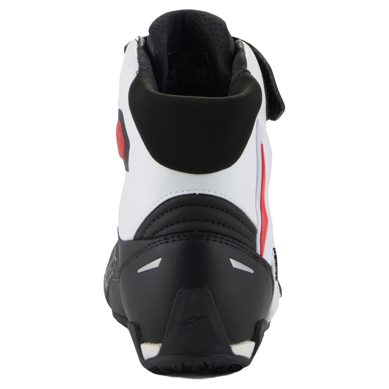 Alpinestars Faster-4 melni, balti un sarkani motocikla zābaki