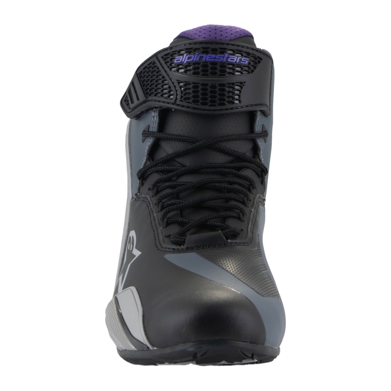Sieviešu Alpinestars Stella Faster-4 Black-Grey-Purple motociklu zābaki