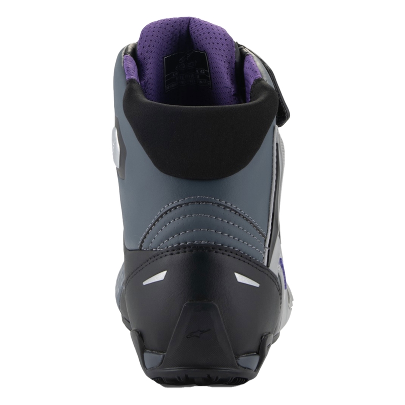 Sieviešu Alpinestars Stella Faster-4 Black-Grey-Purple motociklu zābaki