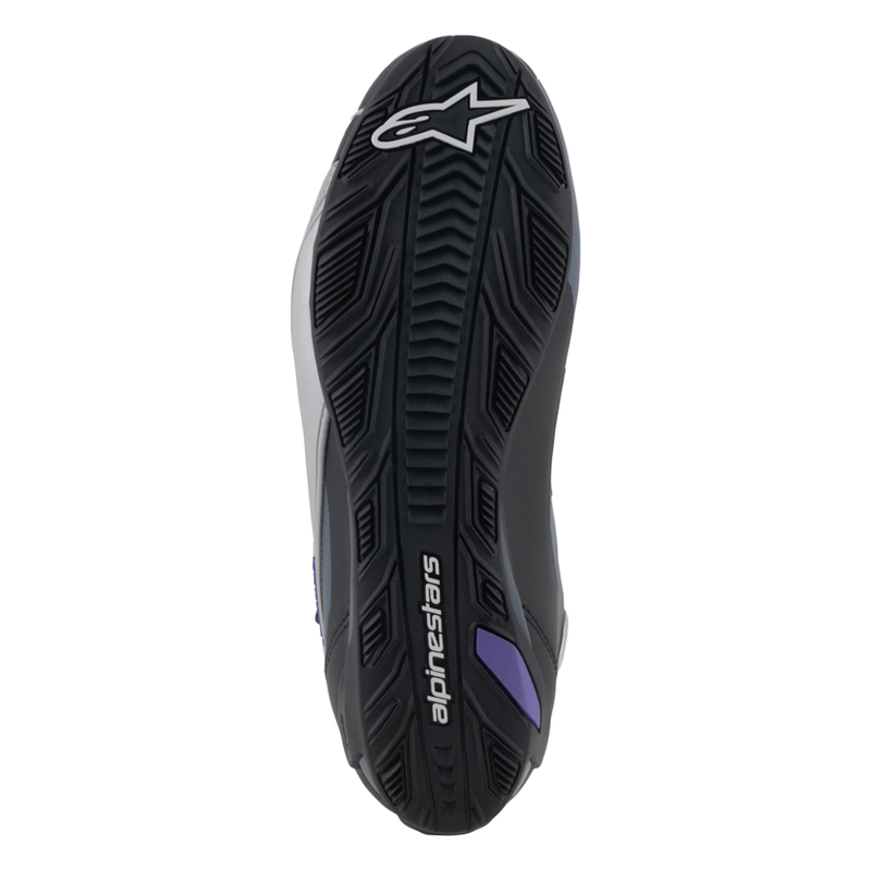 Sieviešu Alpinestars Stella Faster-4 Black-Grey-Purple motociklu zābaki