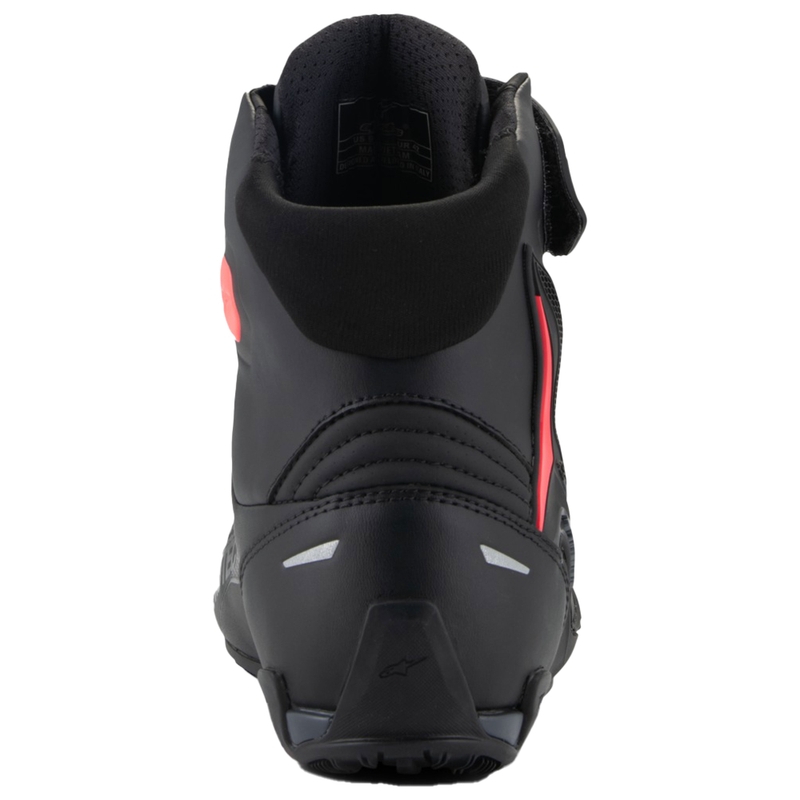 Alpinestars Stella Faster-4 sieviešu melni un rozā motociklu zābaki
