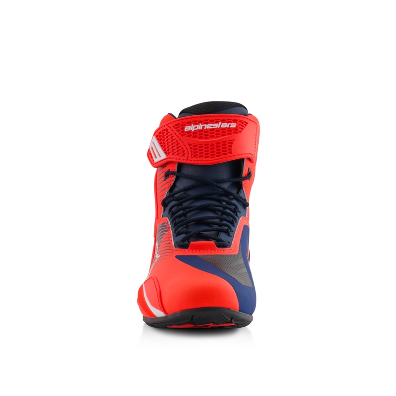 Alpinestars Faster-4 collection MM93 fluo sarkani-zili-balti motocikla zābaki