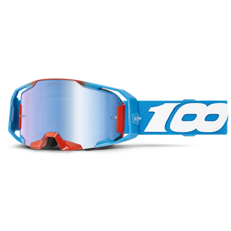 Motokrosa brilles 100% Armatic Jett Lawrence LE rozā-zilas