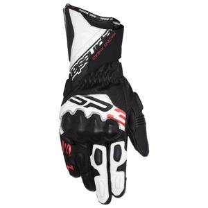 Alpinestars SP-3 melni-balti-fluo sarkani motocikla cimdi
