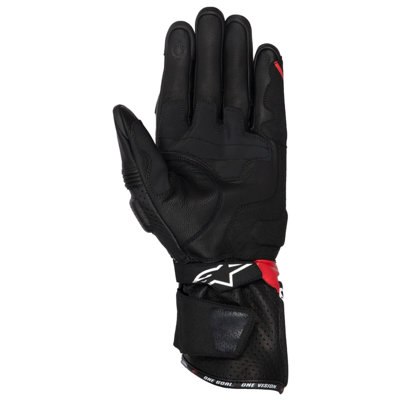 Alpinestars SP-3 melni-sarkani-balti motocikla cimdi