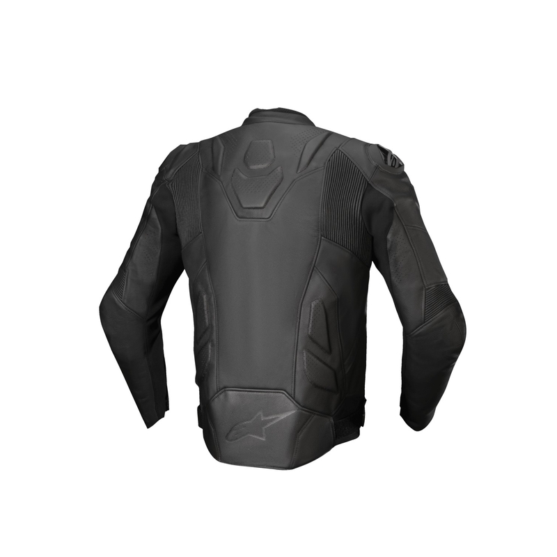 Alpinestars Dusk Black ādas motocikla jaka