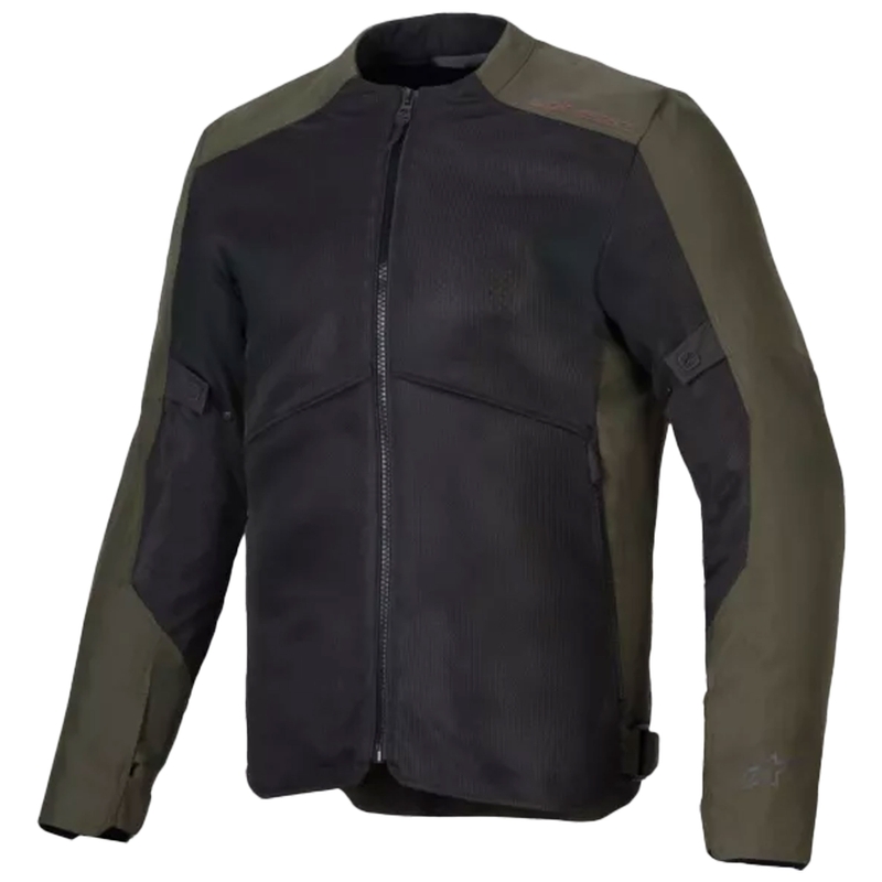 Alpinestars C-1 Air melnā un haki motocikla jaka