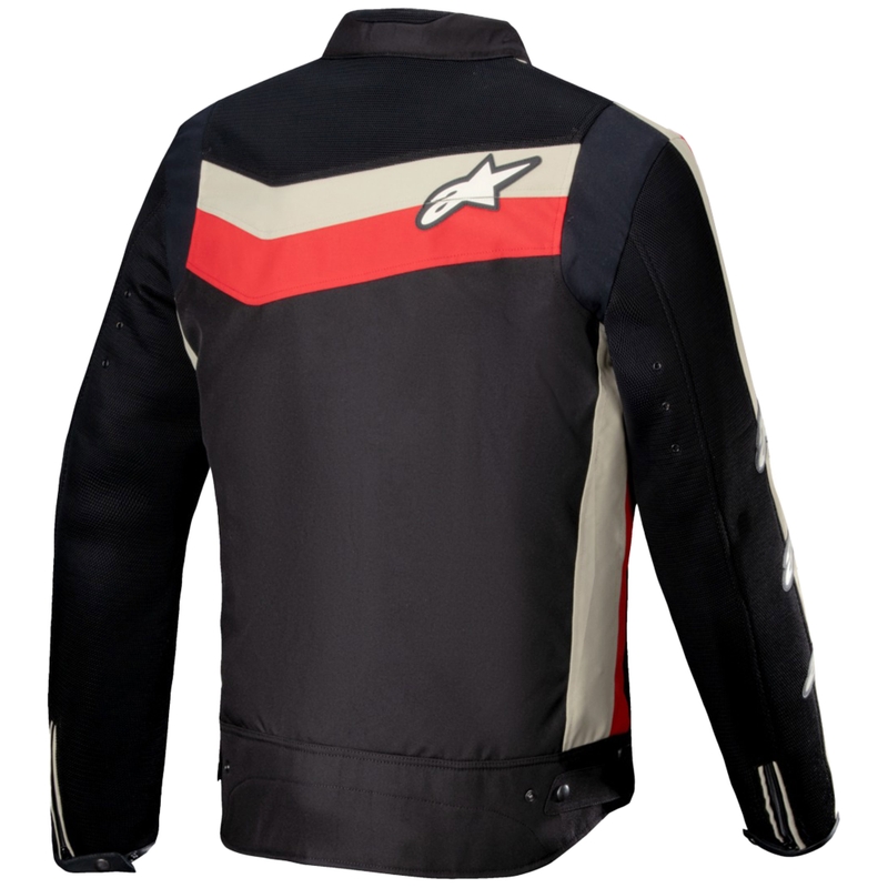 Alpinestars T-Dyno Air Black-Red-Beige motocikla jaka