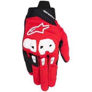 Alpinestars SP X 1 motocikla cimdi sarkani-melni-balti