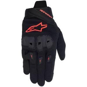 Alpinestars Stella SP X 1 Black-Fluo Red Sieviešu motocikla cimdi