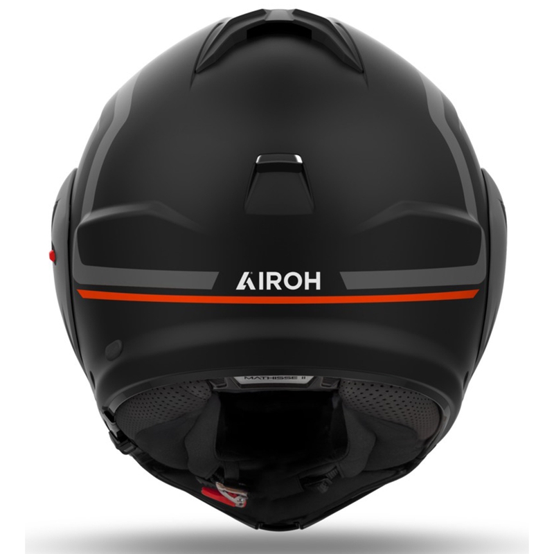 Airoh Mathisse 2 Genius flip-up motociklu ķivere matēts oranžs