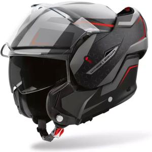 Airoh Mathisse 2 Magnet Matte pelēk-melni-arkana atvāžamā motocikla ķivere