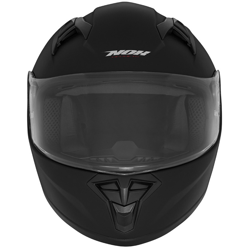 Bērnu integrālā motociklu ķivere NOX N731 matēts melns