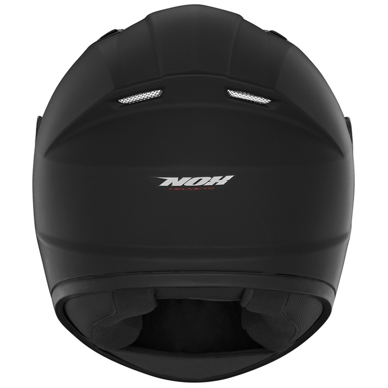 Bērnu integrālā motociklu ķivere NOX N731 matēts melns