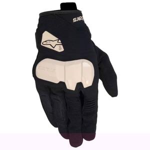 Alpinestars Chrome V2 Black and Sand Motocikla cimdi