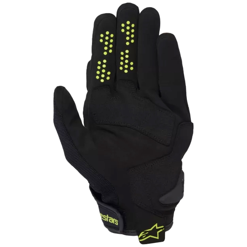 Alpinestars Chrome V2 motocikla cimdi tumši haki melni dzelteni