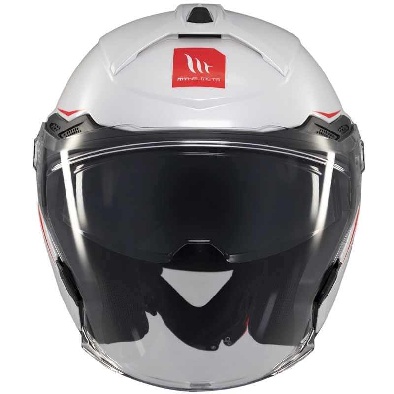 Atvērt ķivere MT Cosmo SV spīdīgi balta