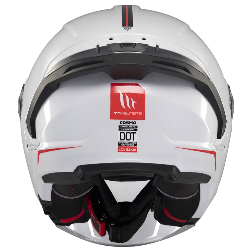 Atvērt ķivere MT Cosmo SV spīdīgi balta