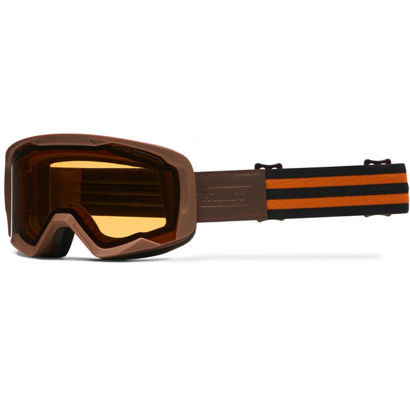Motokrosa brilles iMX Endurance Rust brūni oranžas ar oranžu pleksi