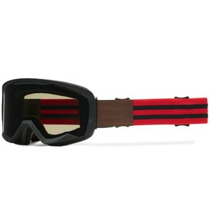 Motokrosa brilles iMX Endurance Rust melns-arkans ar dūmu pleksi