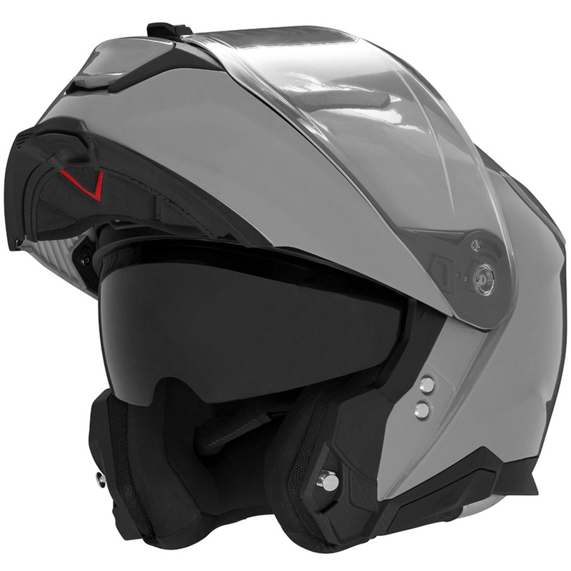 Atverama motocikla ķivere NOX N967 pelēka