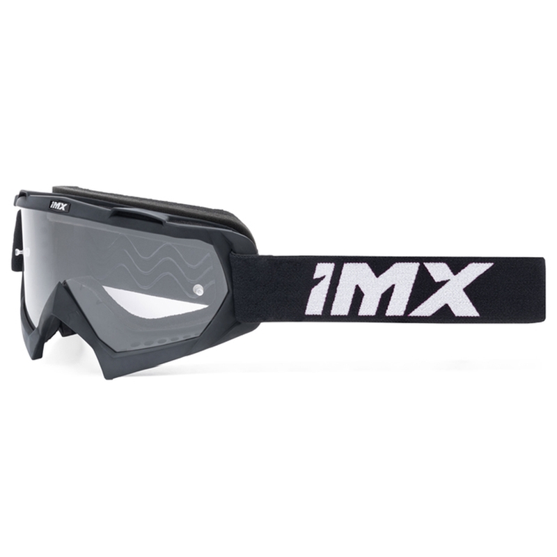 Motokrosa brilles iMX Mud melnas ar caurspīdīgu pleksi