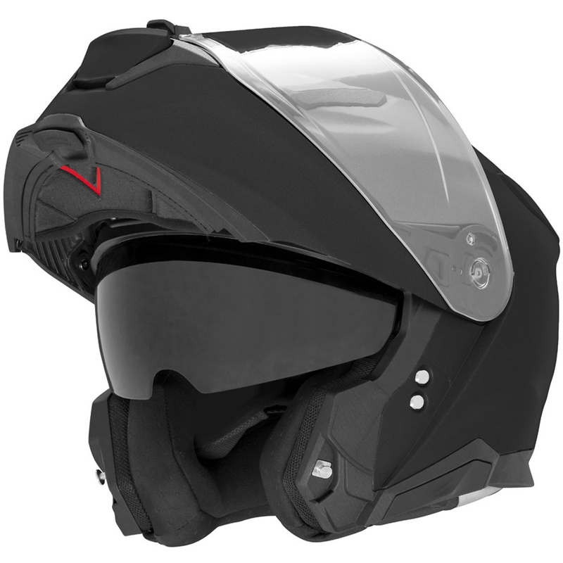 Atverama motocikla ķivere NOX N967 matēti melna