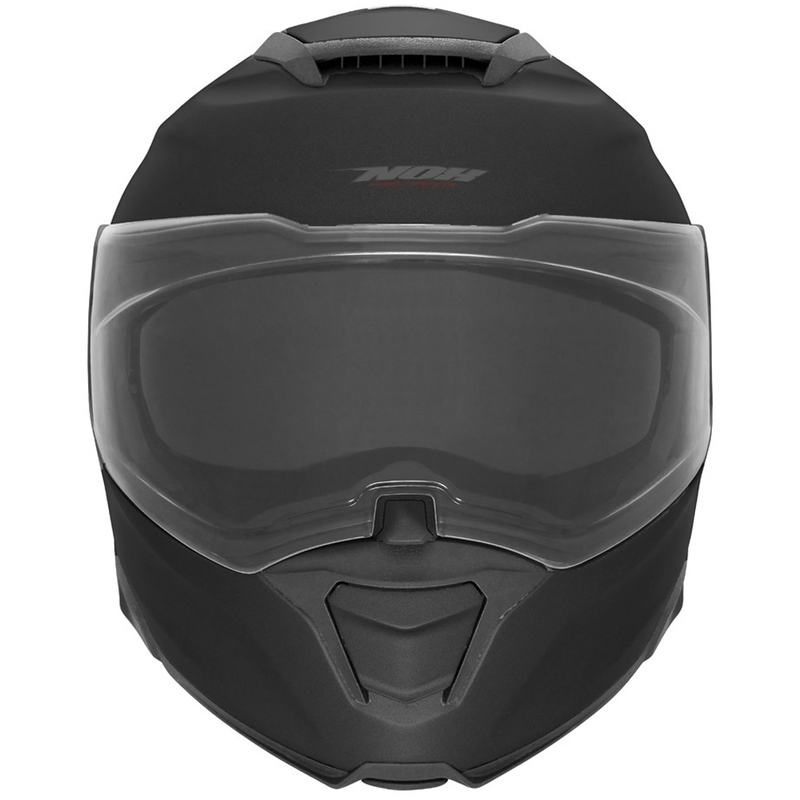 Atverama motocikla ķivere NOX N967 matēti melna