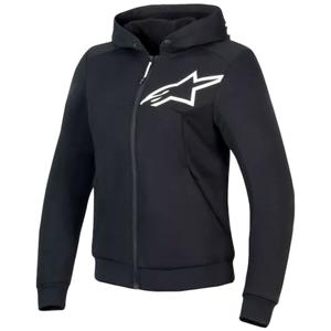 Alpinestars Stella Chrome V2 Sport Sieviešu motocikla jaka ar kapuci Black