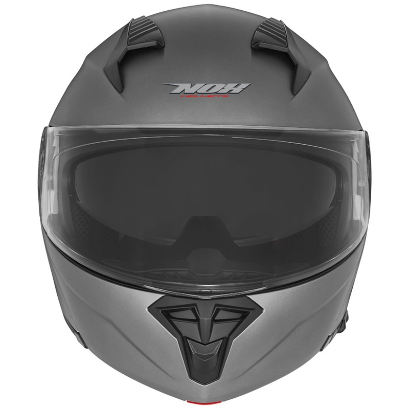 NOX N968 motocikla ķivere titāna krāsā