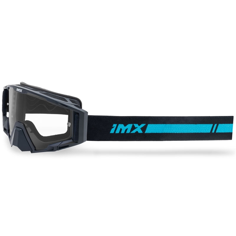Motokrosa brilles iMX Sand melns-zils ar zilu iridija pleksi