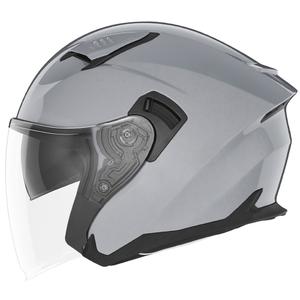 Atvērtā motociklu ķivere NOX N130 pelēka