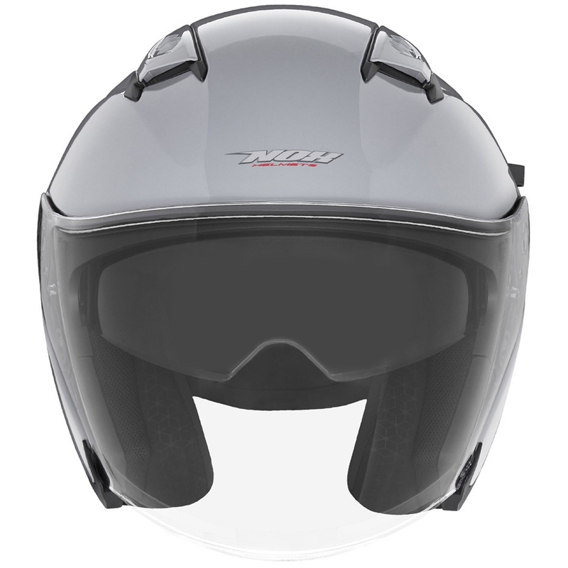 Atvērtā motociklu ķivere NOX N130 pelēka