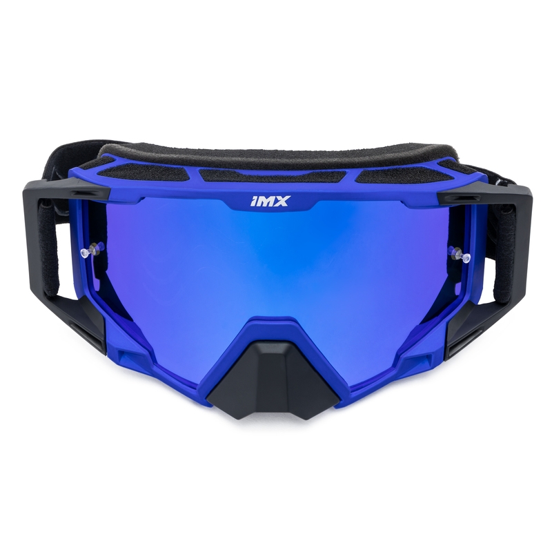 Motokrosa brilles iMX Sand melns-zils ar iridija pleksi