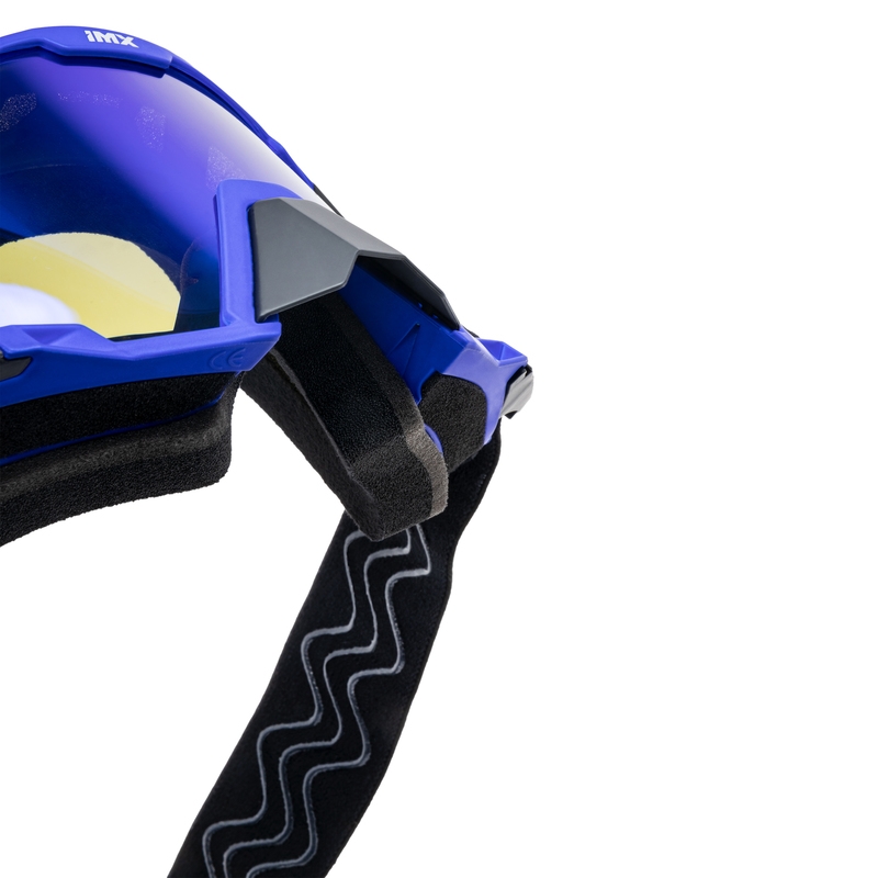 Motokrosa brilles iMX Sand melns-zils ar iridija pleksi