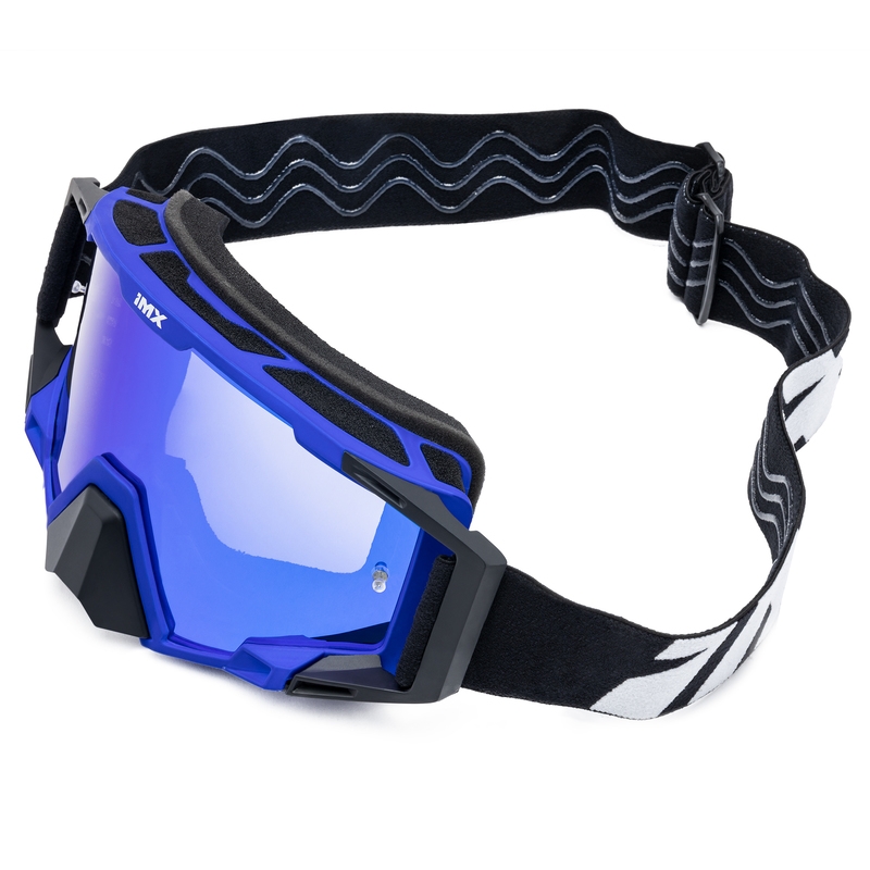 Motokrosa brilles iMX Sand melns-zils ar iridija pleksi