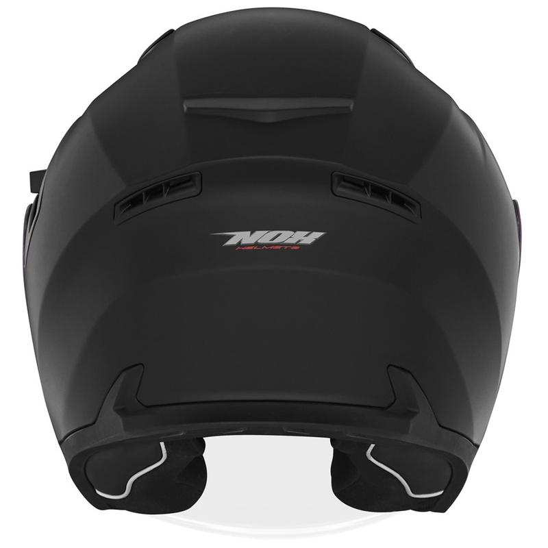Atvērtā motociklu ķivere NOX N130 matēti melna