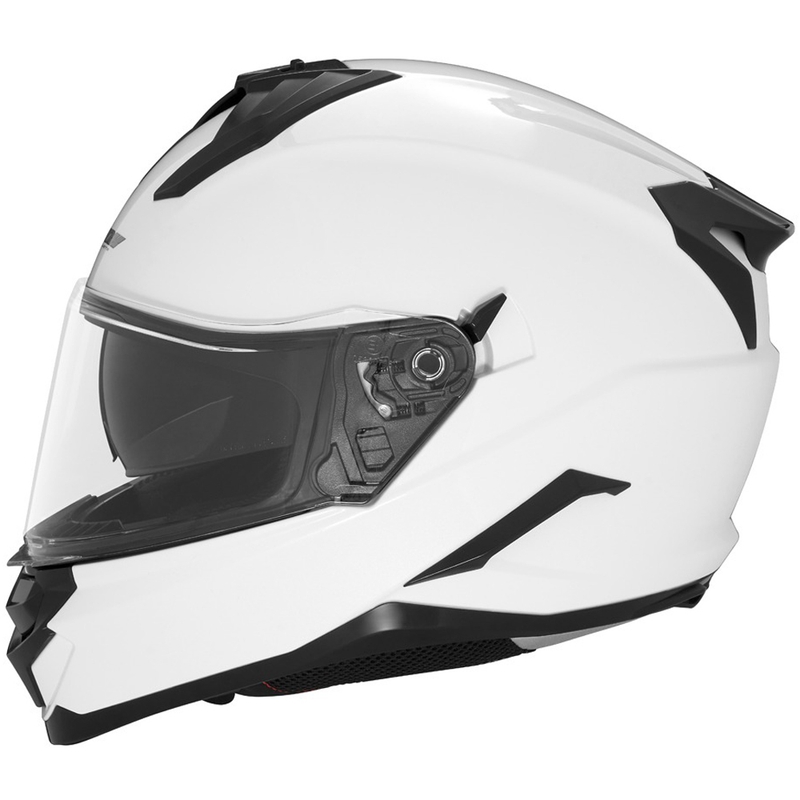 Integrēta motocikla ķivere NOX N304S balta