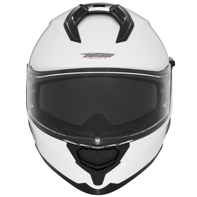 Integrēta motocikla ķivere NOX N304S balta