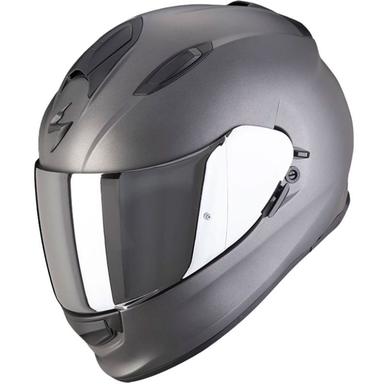Integrēta motocikla ķivere Scorpion Exo-491 Solid matēta antracīta krāsā