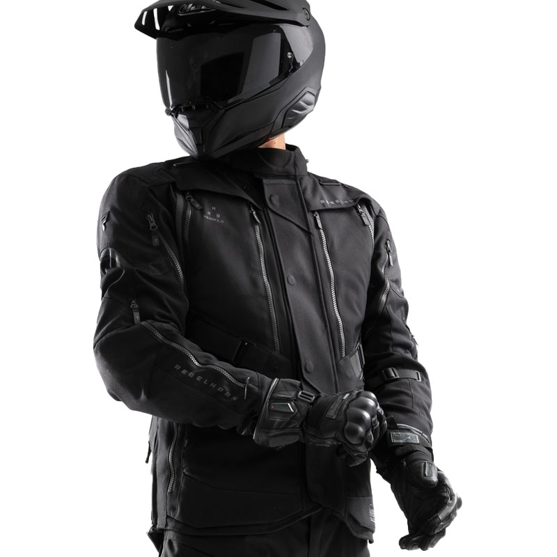 Rebelhorn Hardy 3.0 motocikla jaka melna