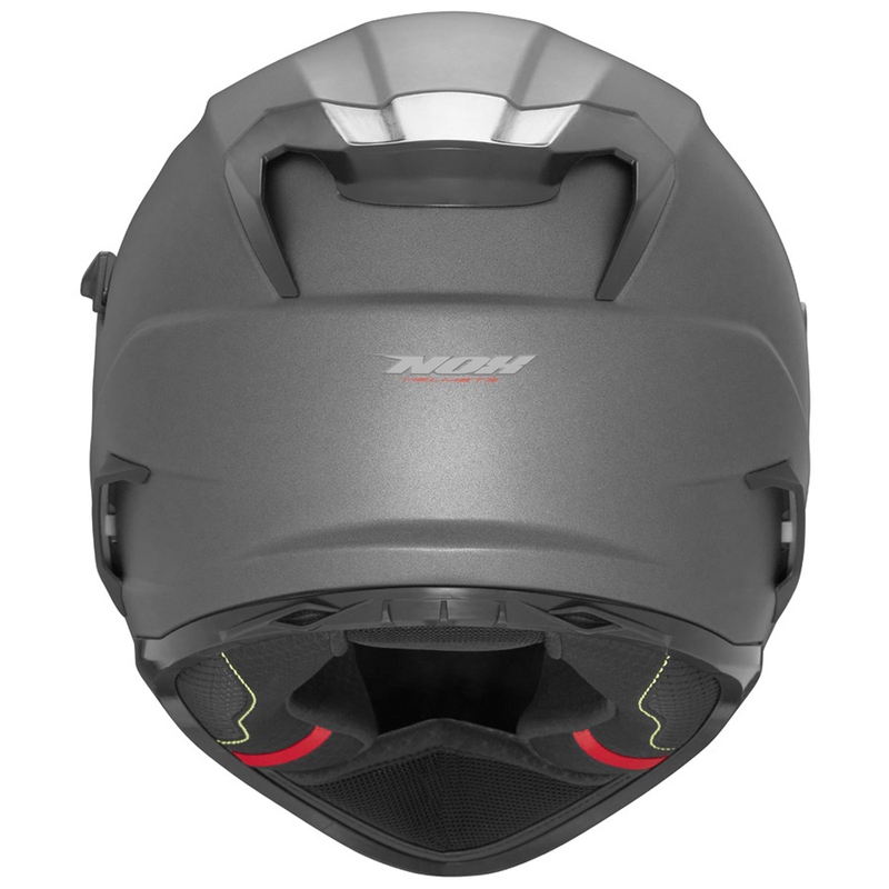 Integrēta motocikla ķivere NOX N304S matēta titāna krāsā