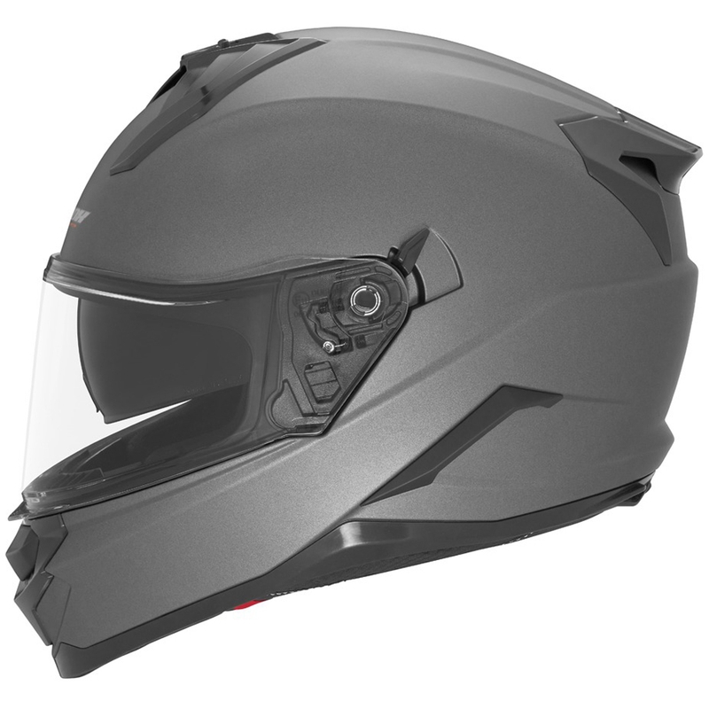 Integrēta motocikla ķivere NOX N304S matēta titāna krāsā