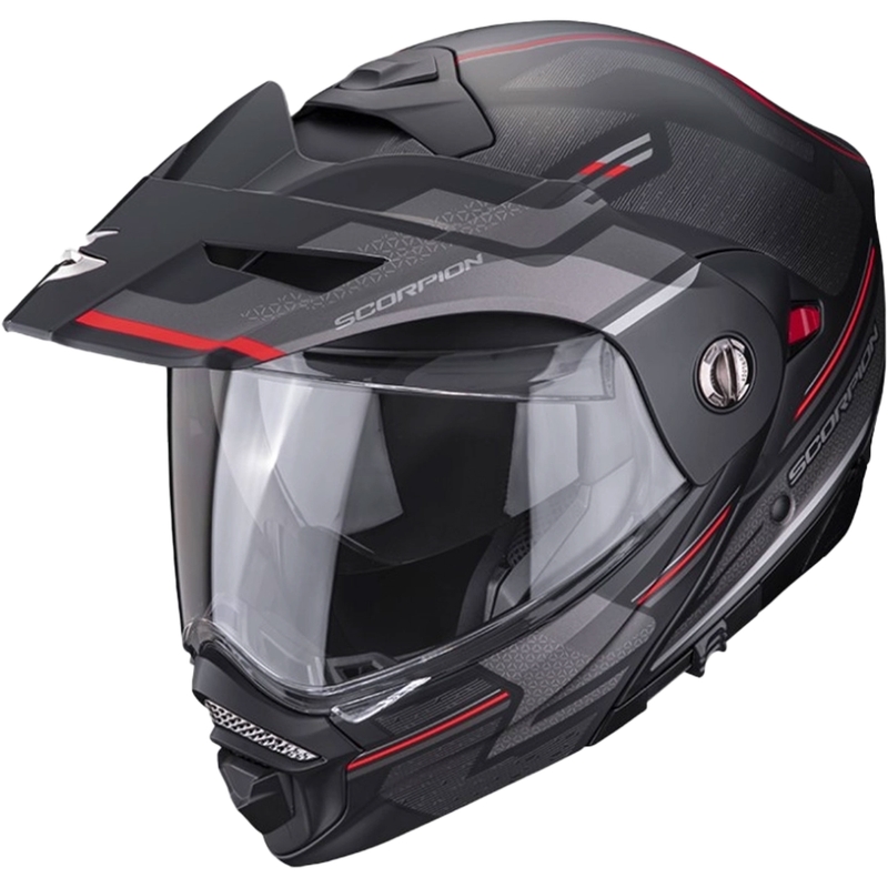 Přilba na motorku  SCORPION ADX-2 CARRERA matná černo-červená