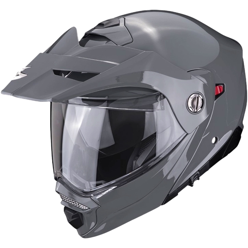 Motocikla ķivere SCORPION ADX-2 Cieta cementa pelēka