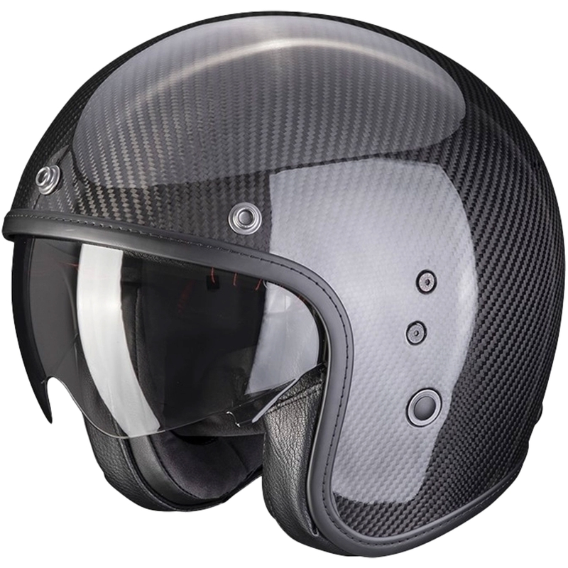 Atvērt ķivere Scorpion Belfast Evo Carbon Black