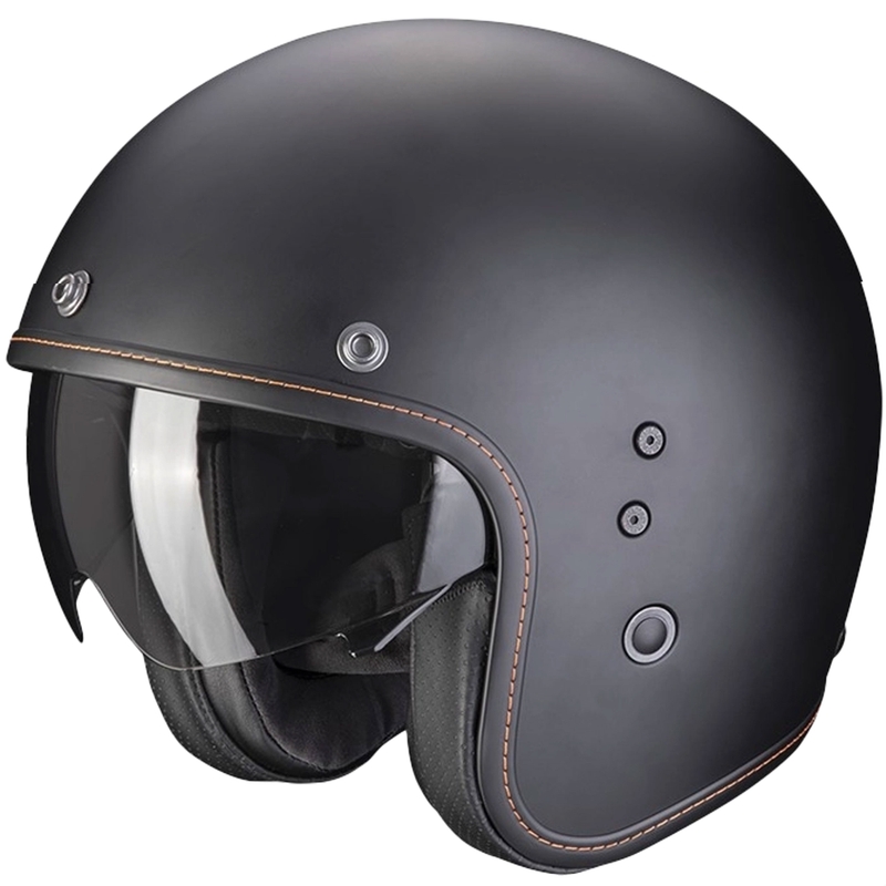 Atvērt ķivere SCORPION BELFAST EVO Solid black matt