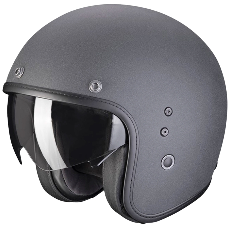 Atvērt ķivere SCORPION BELFAST EVO GRAPHITE tumši pelēka