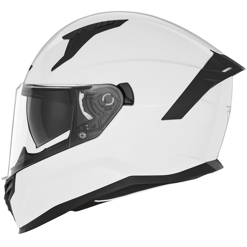 Integrēta motocikla ķivere NOX N401 balta
